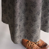 〔No.9313〕コットンリネンジャガードスカート【2026年9月下旬入荷予定】