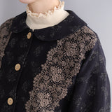 〔No.9312〕コットンリネンジャガードブルゾン【2026年9月下旬入荷予定】