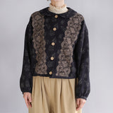 〔No.9312〕コットンリネンジャガードブルゾン【2026年9月下旬入荷予定】