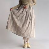 〔No.9310〕かりん刺繍スカート【2026年8月下旬入荷予定】