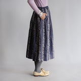 〔No.9310〕かりん刺繍スカート【2026年8月下旬入荷予定】