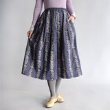 〔No.9310〕かりん刺繍スカート【2026年8月下旬入荷予定】