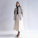 〔No.9356〕コットンツイルワッシャースカート【2026年12月中旬入荷予定】