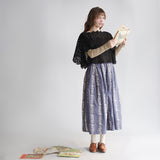 〔No.9310〕かりん刺繍スカート【2026年8月下旬入荷予定】