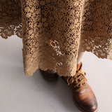 〔No.9304〕花つむぎケミカルコンビスカート【2026年10月上旬入荷予定】