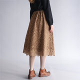 〔No.9304〕花つむぎケミカルコンビスカート【2026年10月上旬入荷予定】