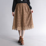 〔No.9304〕花つむぎケミカルコンビスカート【2026年10月上旬入荷予定】