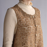 〔No.9303〕花つむぎケミカルコンビベスト【2026年10月上旬入荷予定】