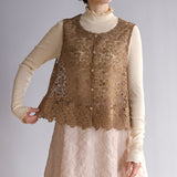 〔No.9303〕花つむぎケミカルコンビベスト【2026年10月上旬入荷予定】