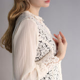 〔No.9301〕花音ケミカルブラウス【2026年10月上旬入荷予定】