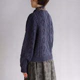 〔No.9324〕タスマニアウールknitカーディガン【2026年9月中旬入荷予定】