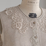 organicコットンknitベスト