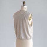 organicコットンknitベスト