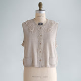 organicコットンknitベスト