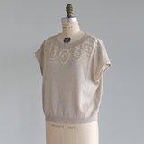 organicコットンknitプルオーバー