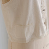 organicコットンknitベスト