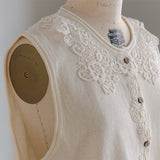 organicコットンknitベスト