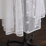 Sheer Tulle Pom-pom Embroidered Cami Dress