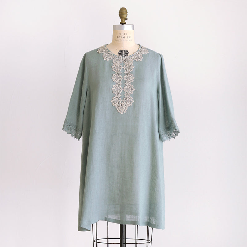 [Scheduled to arrive in late April 2024] Linen voile tunic [Now accepting reservations]