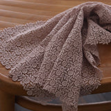 《広幅カットレース》オリジナル小花ケミカルレース