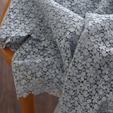 《広幅カットレース》オリジナル小花ケミカルレース