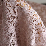 《広幅カットレース》オリジナル小花ケミカルレース