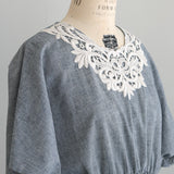 Gaun Renda Lacy CLR Slab Yoke