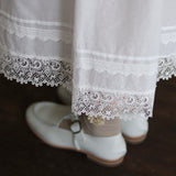 ふんわりコットンロングlacyペチスカート