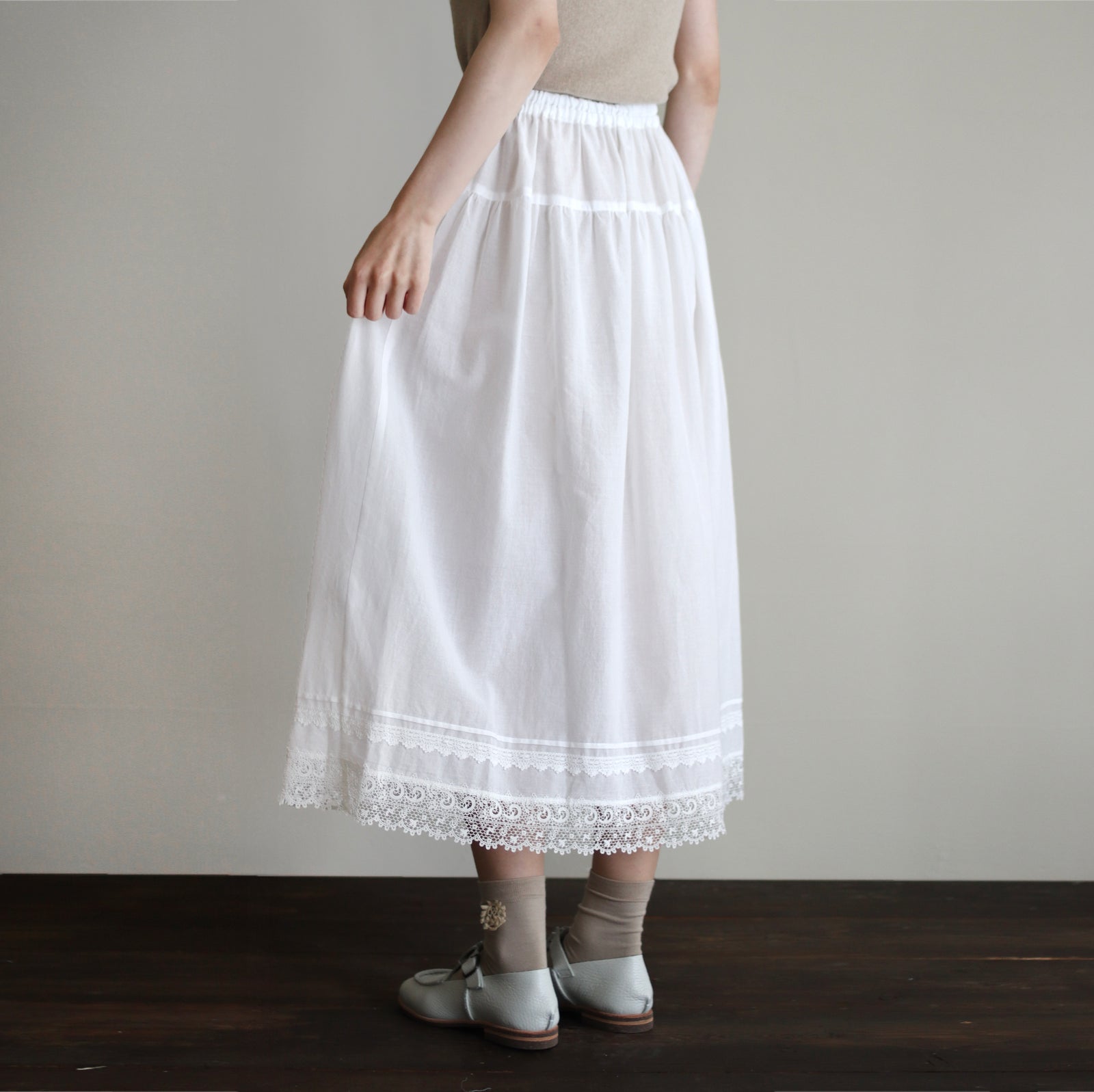 ふんわりコットンロングlacyペチスカート – REI THE LACES CHAMBER