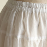 ふんわりコットンロングlacyペチスカート