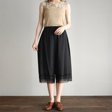 ふんわりコットンlacyペチパンツ