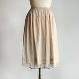 ふんわりコットンロングlacyペチスカート