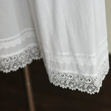 ふんわりコットンロングlacyペチパンツ