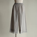 ふんわりコットンロングlacyペチパンツ