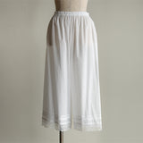 ふんわりコットンロングlacyペチパンツ