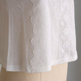 〔No.9257〕C Rompi Renda Linen Belgia【Perkiraan tiba akhir Mei 2026】