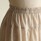 [Scheduled to arrive in late January 2025] Soft cotton lacy long petticoat [Pre-order item/2025ss]