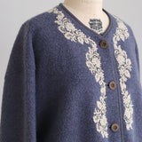 ブークレAnticoケミカルショートコート