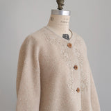 ブークレAnticoケミカルショートコート