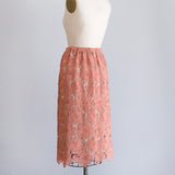 花ウールケミカルスカート