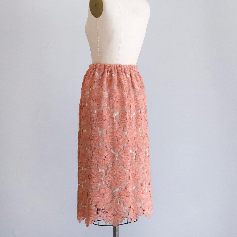 花ウールケミカルスカート