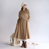 〔No.9358〕60ふんわりコットンワンピース【2026年12月中旬入荷予定】