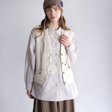 〔No.9323〕コットン裏毛ベスト【2026年9月下旬入荷予定】