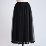 [Expected to ship in late August 2023] Double Tulle Long Skirt [Currently accepting reservations] 