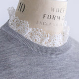 [Expected to ship in late September 2023] Washable Wool lacy color sweater [Currently accepting reservations]
