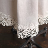 リネンコットンlacyスカート