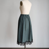 リネンコットンlacyスカート