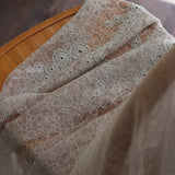 《広幅カットレース》チュール刺繍レース