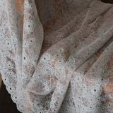 《広幅カットレース》チュール刺繍レース