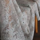 《広幅カットレース》チュール刺繍レース